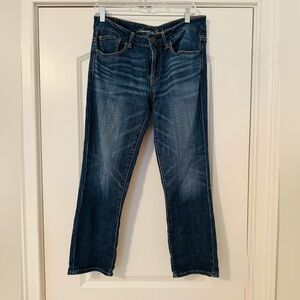 American Eagle Outfitters Boy Fit Cropped Jeans Size 6